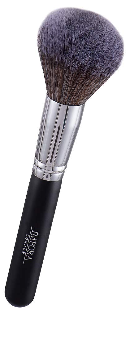 Large Powder Makeup Brush by Impora London - Packing/Setting, Buffing, Blending, Sculpting. Suitable for Cream, Blush, Liquid and Mineral Foundation