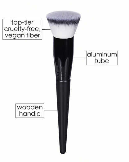 Makeup Brush Foundation Brush Kabuki Flat Top Face Brushes for Liquid Cream or Flawless Powder Buffing Stippling Concealer