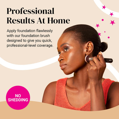 Flat Top Kabuki Brush By Keshima - Premium Foundation Brush, Buffing Brush, Blending Brush, Face Brush